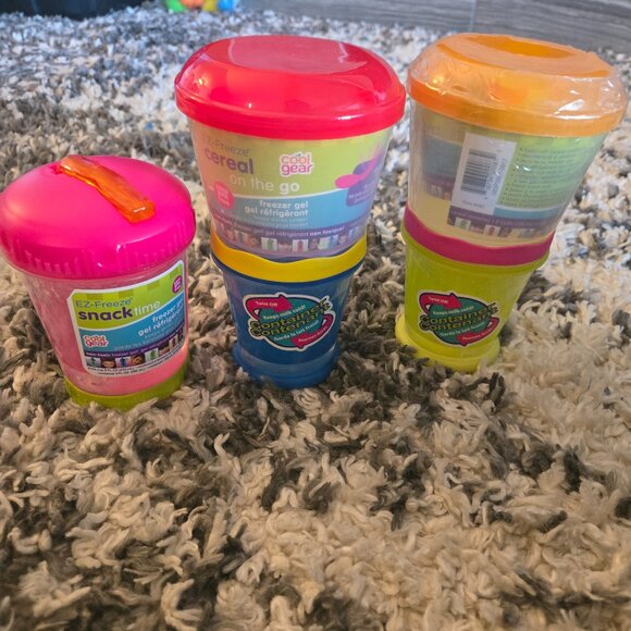 🍎 BRAND NEW Cool Gear EZ-Freeze Lunch/Snack Set (3 PCS) - Picture 5 of 5